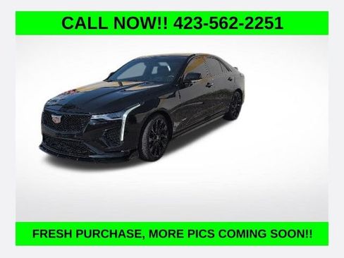 Used 2022 Cadillac CT4 V w/ LPO, ONYX Package AWD/4WD image 1