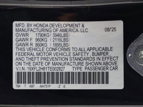 Certified 2026 Honda Civic Sport image 46