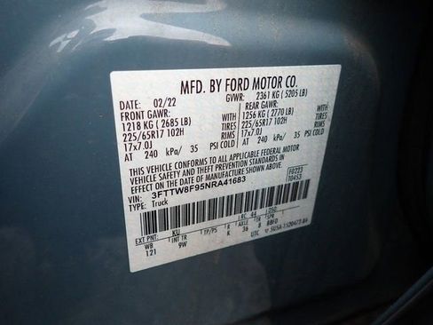 Used 2022 Ford Maverick XL w/ Equipment Group 100A Standard AWD/4WD image 14