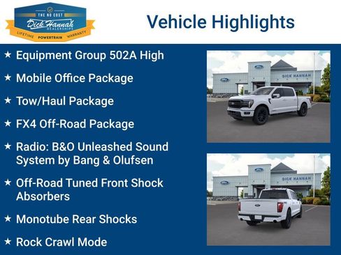 New 2025 Ford F150 Lariat w/ Equipment Group 502A High image 3