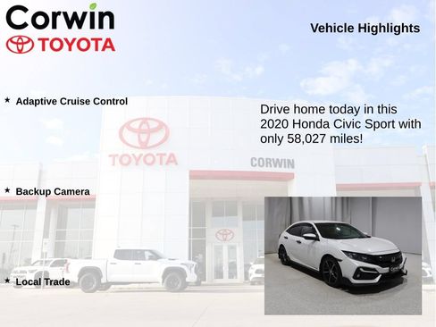 Used 2020 Honda Civic Sport image 6