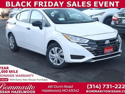 New 2025 Nissan Versa S w/ Trunk Package