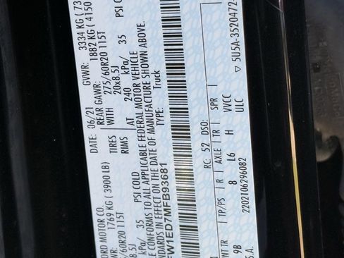 Used 2021 Ford F150 Platinum w/ Equipment Group 701A High image 35