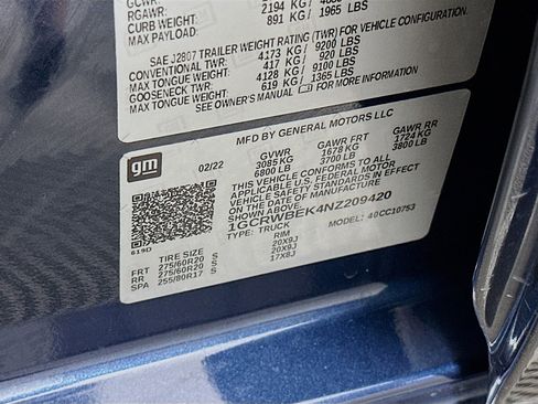 Used 2022 Chevrolet Silverado 1500 Custom w/ Safety Confidence Package RWD image 12