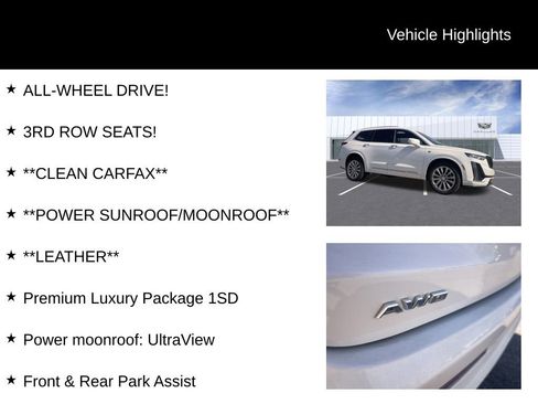 Certified 2023 Cadillac XT6 Premium Luxury w/ LPO, Floor Liner Package AWD/4WD image 10