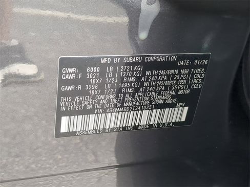 New 2026 Subaru Ascent Premium image 32