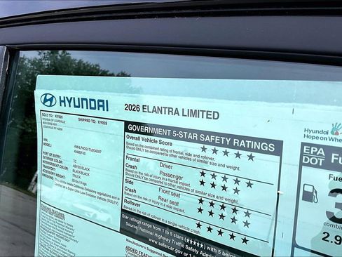New 2026 Hyundai Elantra Limited FWD image 14