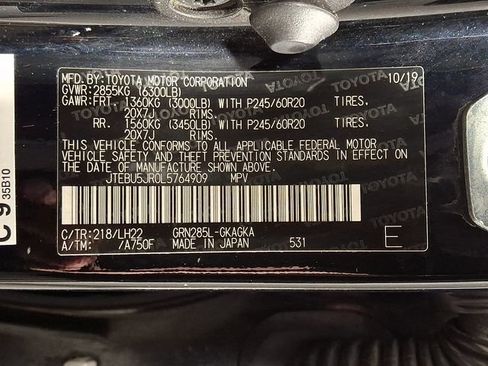 Used 2020 Toyota 4Runner Nightshade w/ Wilderness Package AWD/4WD image 27