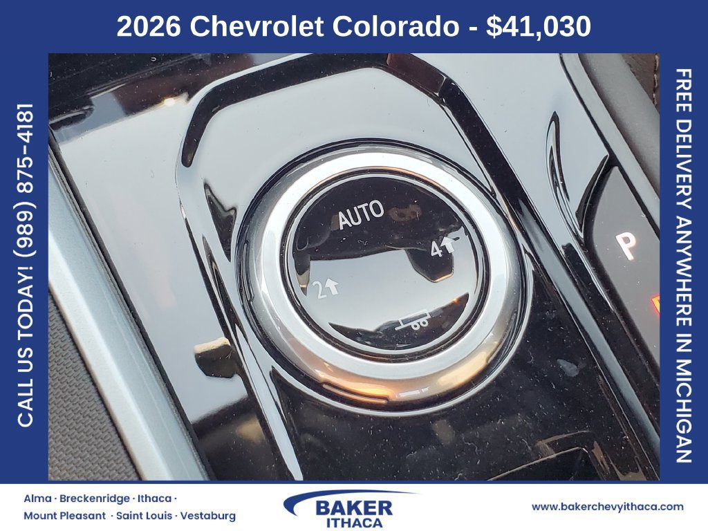 New 2026 Chevrolet Colorado W/T w/ WT Custom Package AWD/4WD image 20