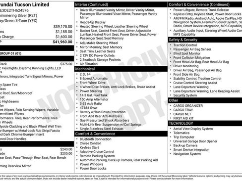 New 2026 Hyundai Tucson Limited image 39