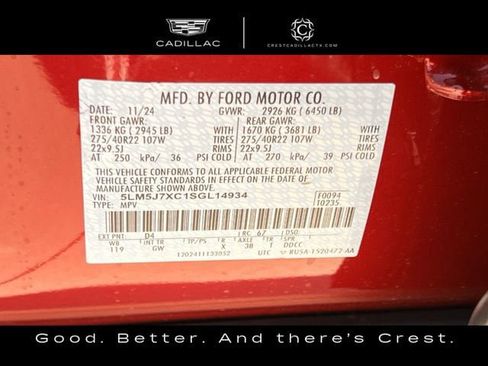 Used 2025 Lincoln Aviator Reserve w/ Equipment Group 201A AWD/4WD image 31