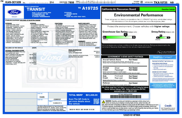 Used 2026 Ford Transit 150 Low Roof RWD image 7