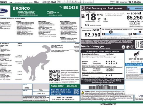 New 2026 Ford Bronco Big Bend w/ Black Diamond Package AWD/4WD image 4