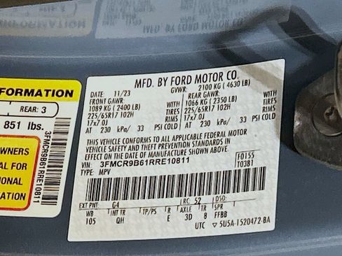 Used 2024 Ford Bronco Sport Big Bend w/ Convenience Package AWD/4WD image 28