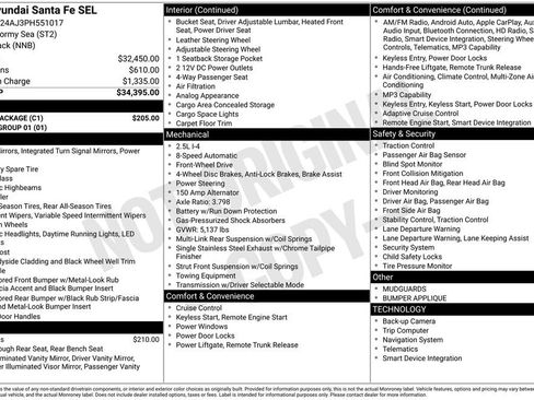 Used 2023 Hyundai Santa Fe SEL w/ Cargo Package FWD image 35