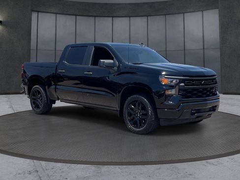 Certified 2024 Chevrolet Silverado 1500 Custom w/ Turbomax Blackout Package AWD/4WD image 8