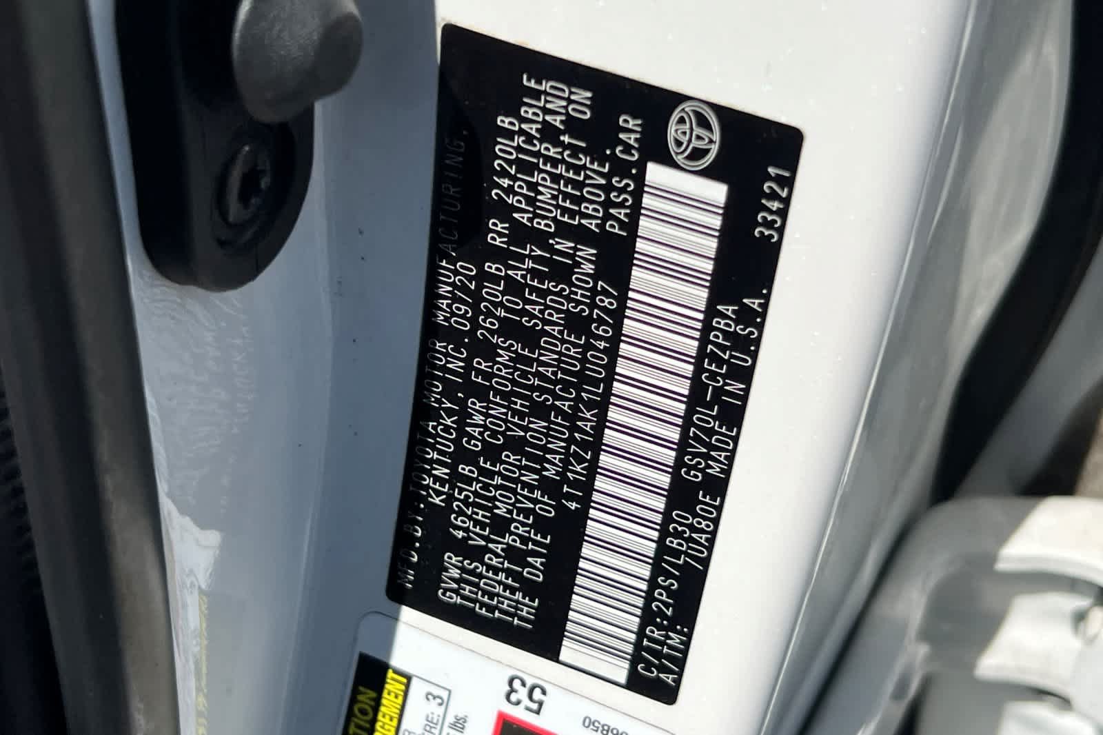 Used 2020 Toyota Camry XSE w/ Driver Assist Package FWD image 35