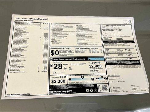 Used 2025 BMW X1 xDrive28i w/ Technology Package image 19