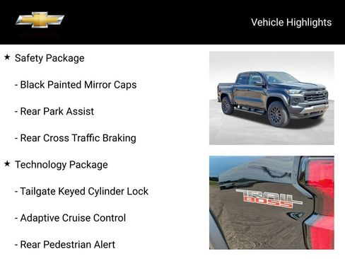 Used 2024 Chevrolet Colorado Trail Boss w/ Technology Package AWD/4WD image 20