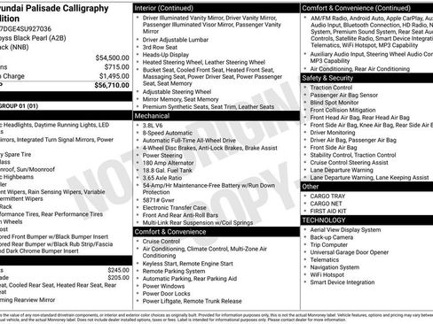 Used 2025 Hyundai Palisade Calligraphy image 44