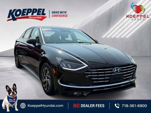 Certified 2021 Hyundai Sonata Blue FWD image 1