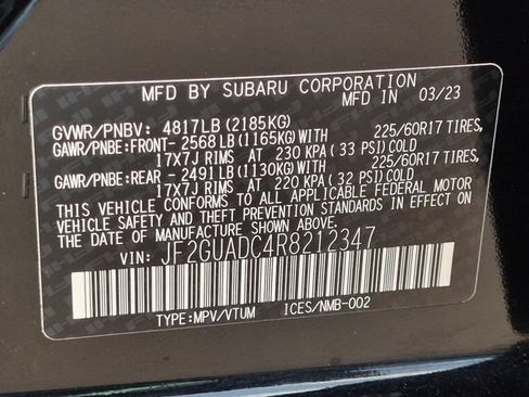 Used 2024 Subaru Crosstrek 2.0i Premium AWD/4WD image 38