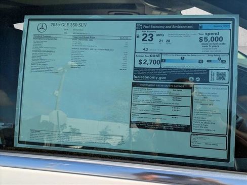 New 2026 Mercedes-Benz GLE 350 4MATIC image 16