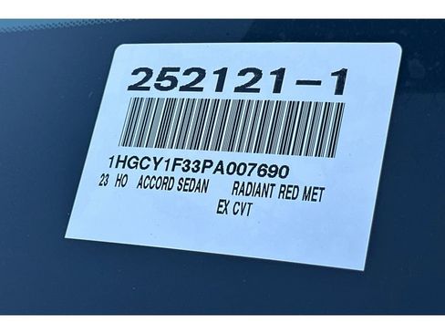 Certified 2023 Honda Accord EX image 54