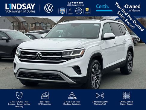 Certified 2022 Volkswagen Atlas SE w/ Panoramic Sunroof Package image 4