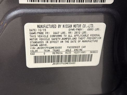 Used 2016 INFINITI Q70 L 3.7 RWD image 25
