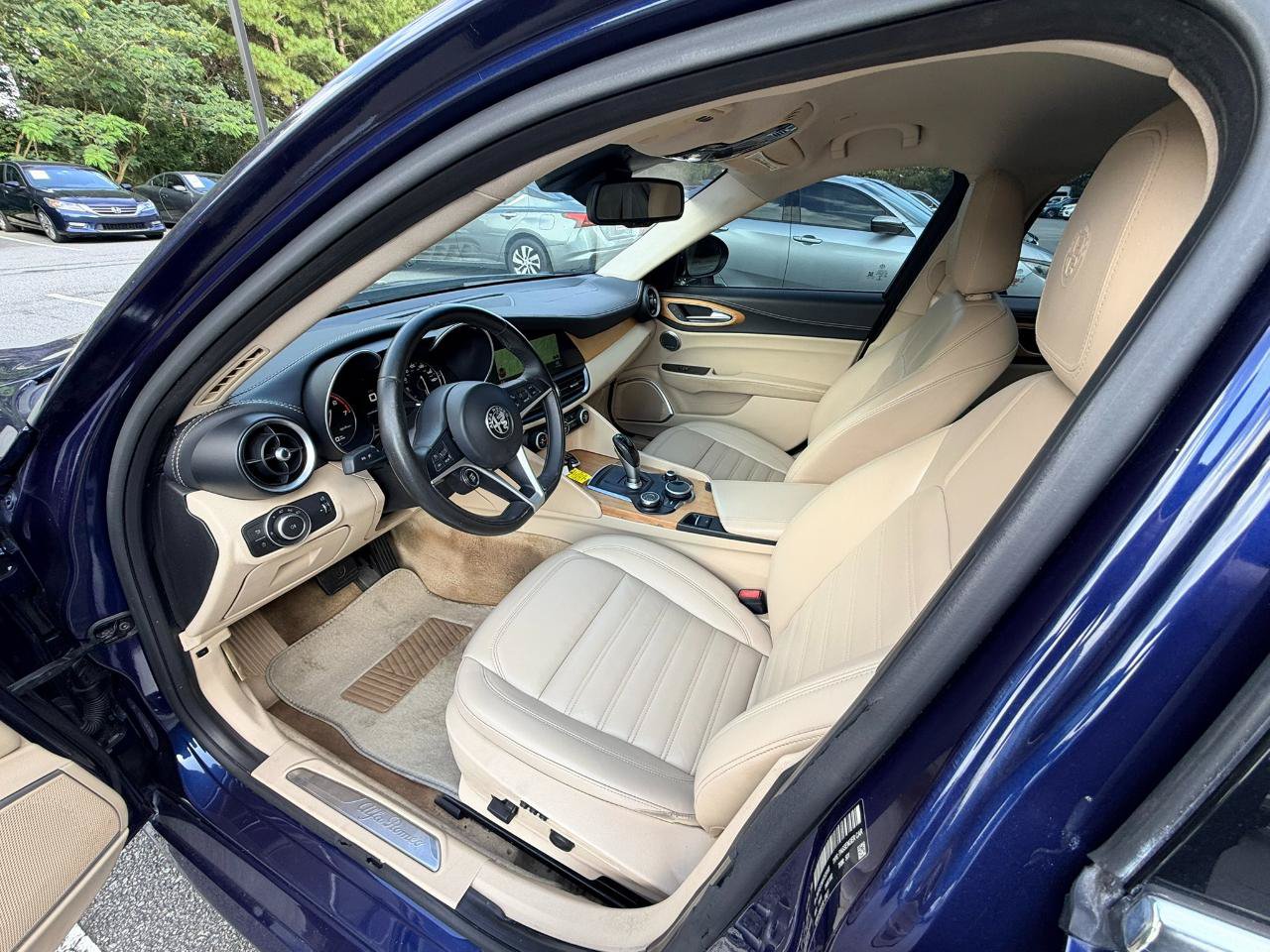 Used 2017 Alfa Romeo Giulia Ti w/ TI Lusso Light Wood Package RWD image 8