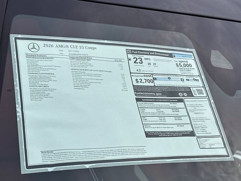 New 2026 Mercedes-Benz CLE 53 AMG 4MATIC Coupe image 29