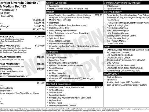 Used 2024 Chevrolet Silverado 2500 LT w/ Safety Package AWD/4WD image 3