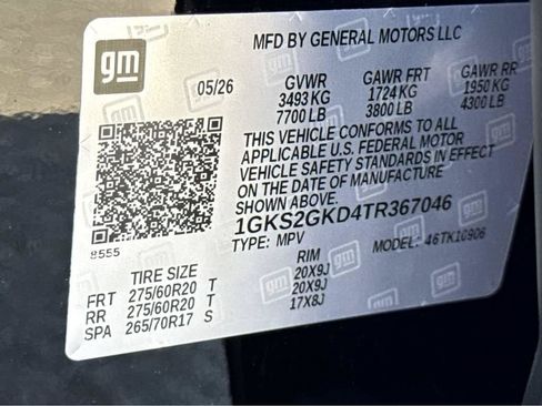 New 2026 GMC Yukon XL Elevation w/ LPO, Get Active Package AWD/4WD image 26