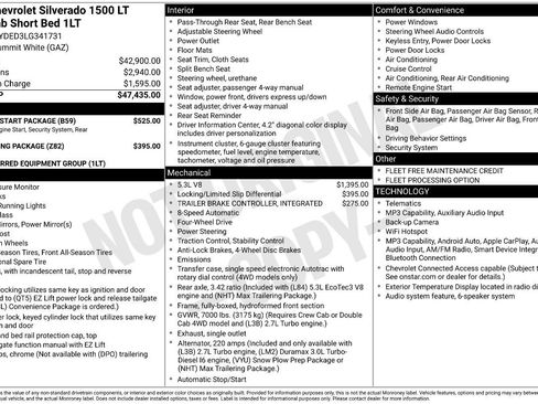 Used 2020 Chevrolet Silverado 1500 LT w/ Remote Start Package AWD/4WD image 39