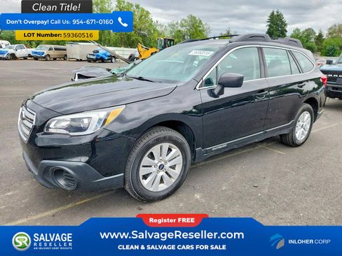 Used 2017 Subaru Outback 2.5i AWD/4WD image 1