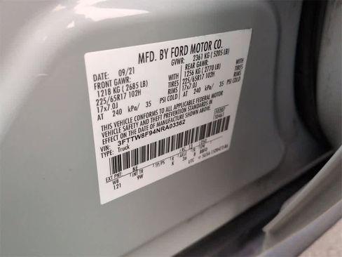 Certified 2022 Ford Maverick XL w/ Equipment Group 100A Standard image 38