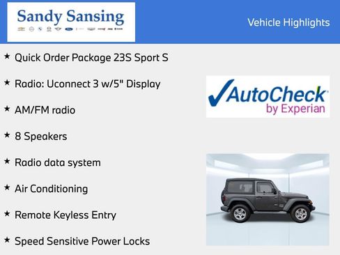 Used 2018 Jeep Wrangler Sport AWD/4WD image 7