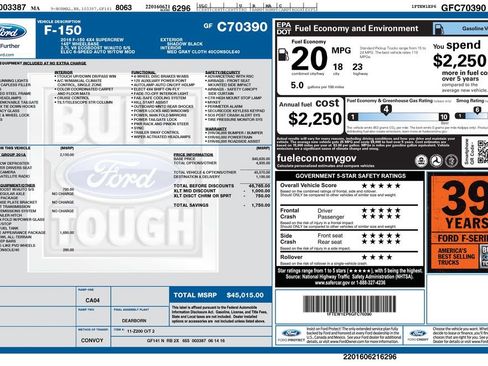 Used 2016 Ford F150 XLT w/ Equipment Group 301A Mid AWD/4WD image 3