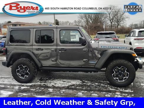 Used 2022 Jeep Wrangler Unlimited Rubicon 4xe w/ Cold Weather Group image 7