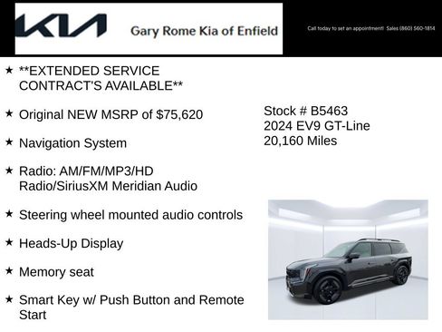 Certified 2024 Kia EV9 GT-Line AWD/4WD image 14