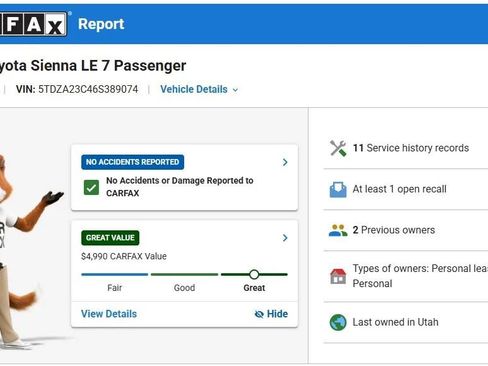 Used 2006 Toyota Sienna LE image 2
