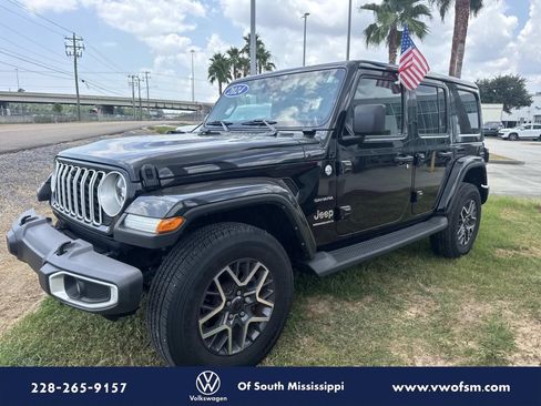 Used 2024 Jeep Wrangler Unlimited Sahara w/ Technology Group AWD/4WD image 1