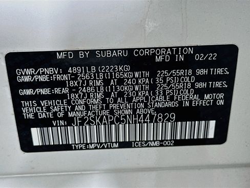 Used 2022 Subaru Forester Limited AWD/4WD image 12