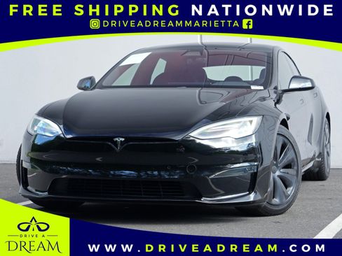 Used 2021 Tesla Model S Long Range AWD/4WD image 1