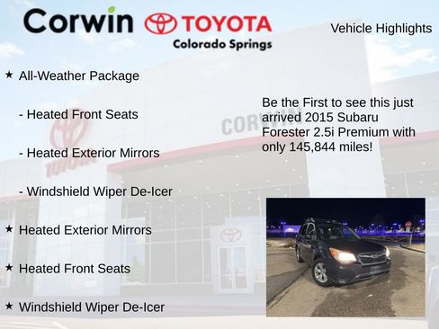 Used 2015 Subaru Forester 2.5i Premium w/ All-Weather Package image 4