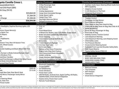 Certified 2024 Toyota Corolla Cross L FWD image 7