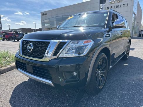 Used 2017 Nissan Armada Platinum w/ Captain Seat Package image 1