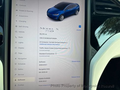 Used 2018 Tesla Model X 75D AWD/4WD image 3