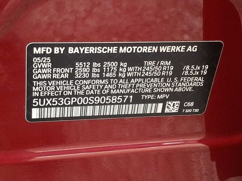 Used 2025 BMW X3 xDrive30i w/ Premium Package image 27